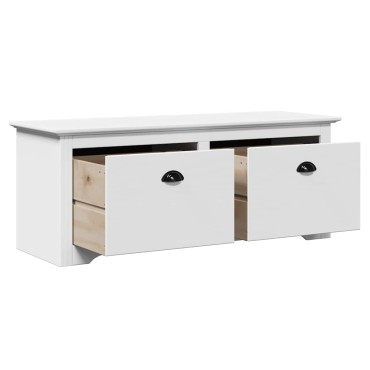 Πάγκος διαδρόμου vidaXL "BODO" Λευκό 114x40x45cm