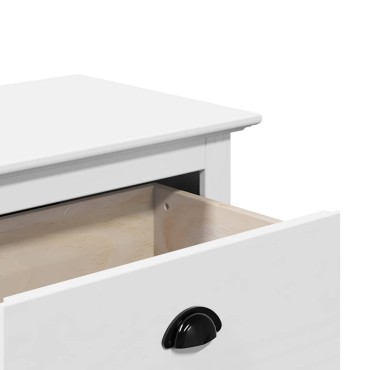 Πάγκος διαδρόμου vidaXL "BODO" Λευκό 114x40x45cm