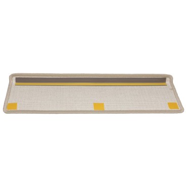 vidaXL Πατάκια Σκάλας Μοκέτα 15 τεμ. Taupe 65x21x4 εκ.