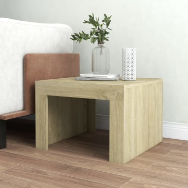 vidaXL Τραπεζάκι Σαλονιού Sonoma Δρυς 50x50x35cm Επεξεργασμένο Ξύλο 1 τεμ.