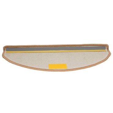 vidaXL Πατάκια Σκάλας Μοκέτα 15 τεμ. Μπεζ 65 x 21 x 4 εκ.