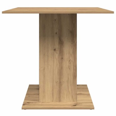 vidaXL Τραπεζαρία Αρτισιανή Δρυς 80x80x75cm από Επεξεργασμένο Ξύλο 1 τεμ.