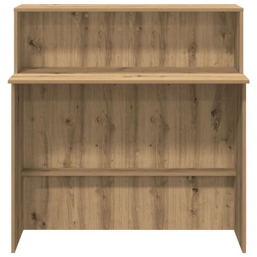 vidaXL Γραφείο υποδοχής 100x50x103,5cm Επεξεργασμένο Ξύλο 1 τεμ.