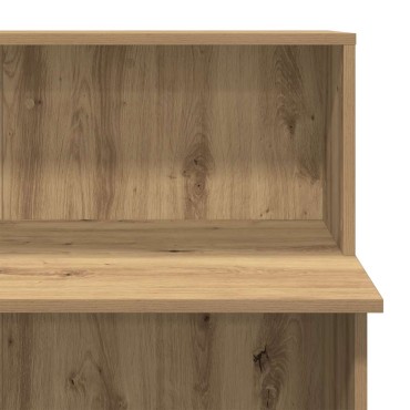 vidaXL Γραφείο υποδοχής 100x50x103,5cm Επεξεργασμένο Ξύλο 1 τεμ.