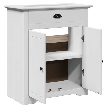 vidaXL Ντουλάπι νιπτήρα μπάνιου "BODO" Λευκό 70x35x80cm