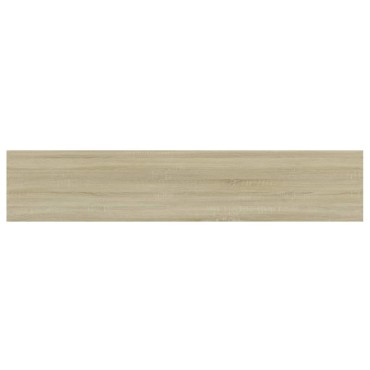 vidaXL Ράφια Βιβλιοθήκης 4 τεμ. Sonoma Δρυς 100x20x1,5cm Μοριοσανίδα
