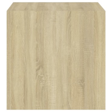vidaXL Ντουλάπια Τοίχου 2 τεμ. Sonoma Δρυς 37x37x37cm από Επεξ. Ξύλο