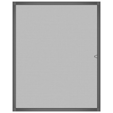 vidaXL Σήτα Εντόμων για Παράθυρα Ανθρακί 100 x 120 εκ.