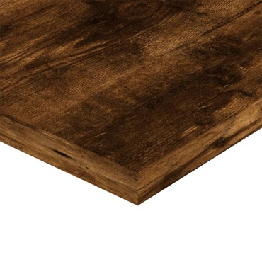 vidaXL Ράφια Τοίχου 4 τεμ. Καπνιστή Δρυς 100x20x1,5cm Επεξεργ. Ξύλο