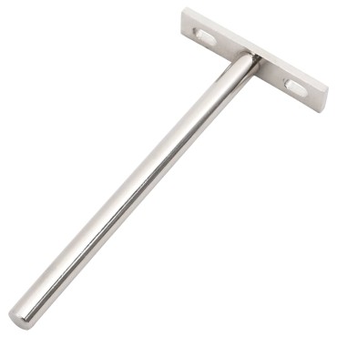 vidaXL Πλωτά στηρίγματα ραφιών 12 τεμ. Ø10x150 χιλ. Ανθρακοχάλυβας