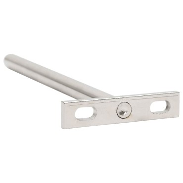 vidaXL Πλωτά στηρίγματα ραφιών 12 τεμ. Ø10x150 χιλ. Ανθρακοχάλυβας