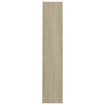 vidaXL Παπουτσοθήκη Τοίχου Sonoma Δρυς 60x18x90cm Μοριοσανίδα