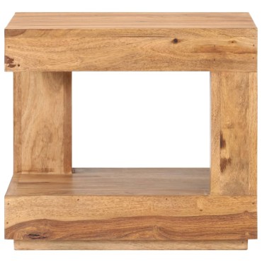 vidaXL Τραπεζάκι Σαλονιού 45x45x40cm από Μασίφ Ξύλο Ακακίας 1 τεμ.