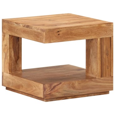 vidaXL Τραπεζάκι Σαλονιού 45x45x40cm από Μασίφ Ξύλο Ακακίας 1 τεμ.
