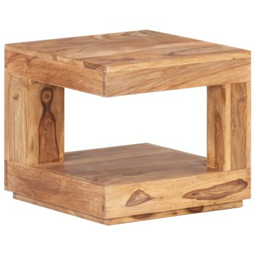 vidaXL Τραπεζάκι Σαλονιού 45x45x40cm από Μασίφ Ξύλο Ακακίας 1 τεμ.