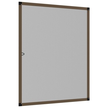 vidaXL Σήτα Εντόμων για Παράθυρα Καφέ 100 x 120 εκ.