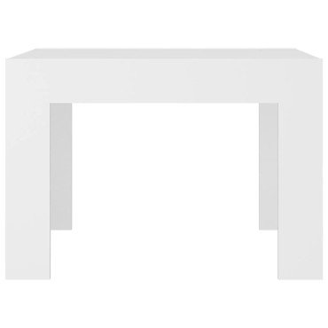 vidaXL Τραπεζάκι Σαλονιού Λευκό 50x50x35cm από Επεξεργασμένο Ξύλο 1 τεμ.