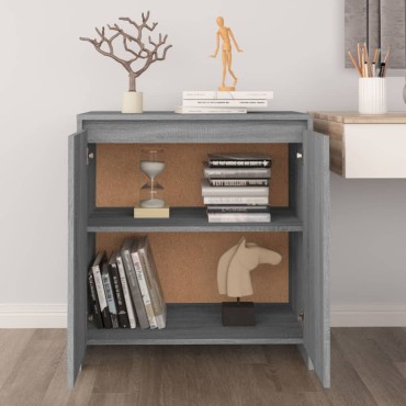 vidaXL Μπουφές Γκρι Sonoma 70x41x75cm από Επεξεργασμένο Ξύλο 1 τεμ.