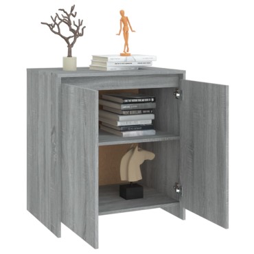 vidaXL Μπουφές Γκρι Sonoma 70x41x75cm από Επεξεργασμένο Ξύλο 1 τεμ.