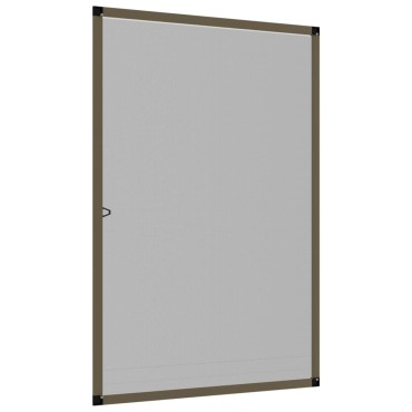 vidaXL Σήτα Εντόμων για Παράθυρα Καφέ 80 x 120 εκ.