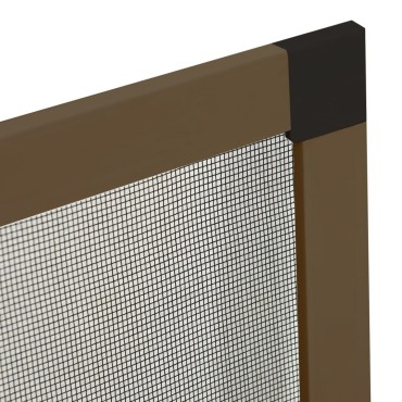 vidaXL Σήτα Εντόμων για Παράθυρα Καφέ 80 x 120 εκ.