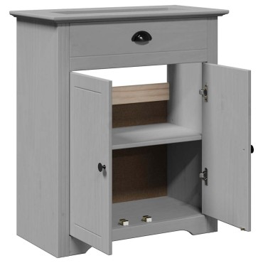 vidaXL Ντουλάπι νιπτήρα μπάνιου BODO Γκρι 70x35x80cm