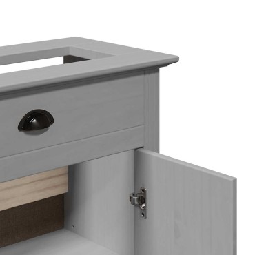 vidaXL Ντουλάπι νιπτήρα μπάνιου BODO Γκρι 70x35x80cm