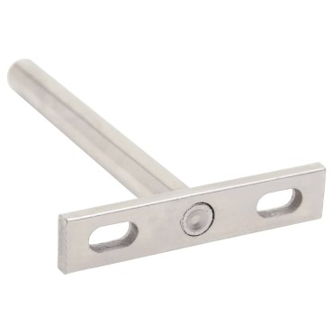 vidaXL Πλωτά στηρίγματα ραφιών 12 τεμ. Ø10x100 χιλ. Ανθρακοχάλυβας