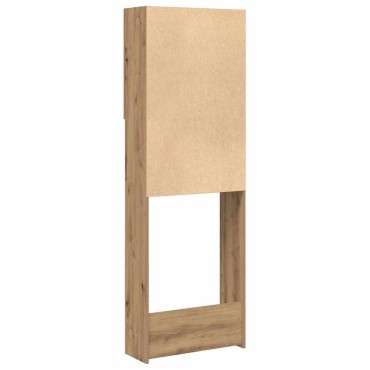 vidaXL Ντουλάπι Πλυντηρίου τεχνίτης Δρυς 64 x 25,5 x 190 εκ.