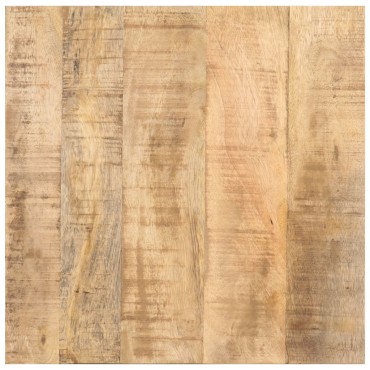 vidaXL Βοηθητικό Τραπέζι με Ρόδες 40x40x42cm Ακατέργαστο Ξύλο Μάνγκο 1 τεμ.