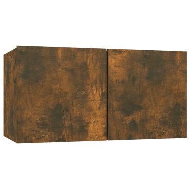vidaXL Ντουλάπια Τηλ. Κρεμαστά Καπνιστή Δρυς 60x30x30cm Επεξ. Ξύλο