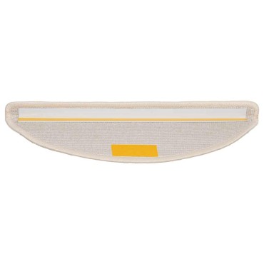 vidaXL Πατάκια για σκάλες 30 τεμάχια Λευκό 56x17x3 cm