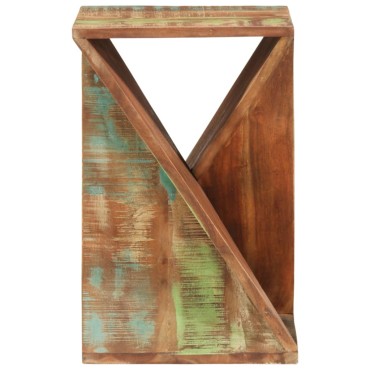 vidaXL Τραπεζάκι Βοηθητικό 35x35x55cm από Μασίφ Ανακυκλωμένο Ξύλο 1 τεμ.