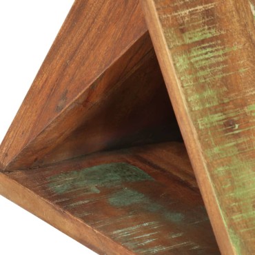 vidaXL Τραπεζάκι Βοηθητικό 35x35x55cm από Μασίφ Ανακυκλωμένο Ξύλο 1 τεμ.