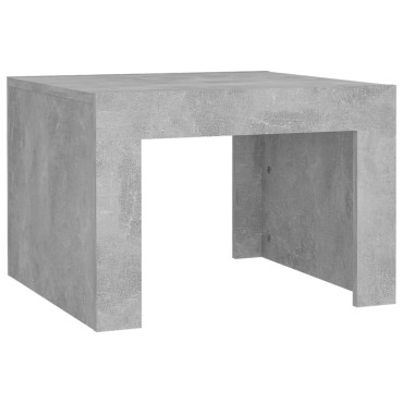 vidaXL Τραπεζάκι Σαλονιού Γκρι Σκυρ. 50x50x35cm Επεξεργασμένο Ξύλο 1 τεμ.