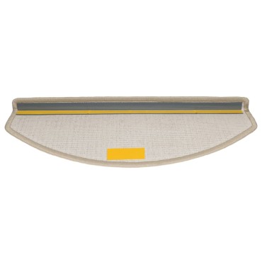 vidaXL Πατάκια Σκάλας 15 τεμ. Χρώμα Taupe 65 x 24 x 4 εκ.