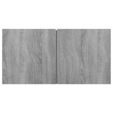 vidaXL Έπιπλα Τηλεόρασης Κρεμαστά 3 τεμ. Γκρι 60x30x30cm Επεξ. Ξύλο