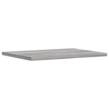 vidaXL Ράφια Τοίχου 4 τεμ. Γκρι Sonoma 40x30x1,5cm Επεξεργ. Ξύλο