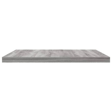 vidaXL Ράφια Τοίχου 4 τεμ. Γκρι Sonoma 40x30x1,5cm Επεξεργ. Ξύλο