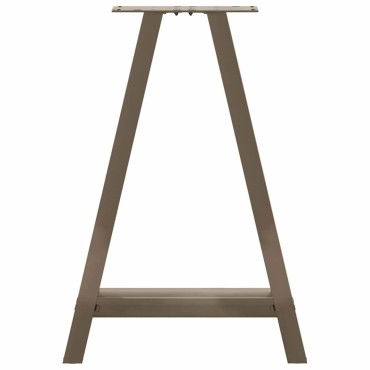 vidaXL Πόδια Τραπεζαρίας Σχήματος Α 2 τεμ. 50x(72-73)cm Ατσάλι