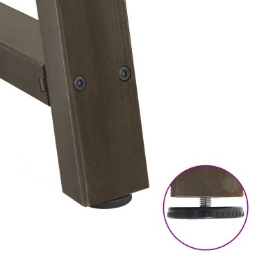 vidaXL Πόδια Τραπεζαρίας Σχήματος Α 2 τεμ. 50x(72-73)cm Ατσάλι