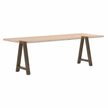 vidaXL Πόδια Τραπεζαρίας Σχήματος Α 2 τεμ. 60x(72-73)cm Ατσάλι