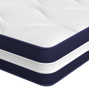 vidaXL Στρώμα με Pocket Springs Μεσαία Σκληρότητα 160x200cm 1 τεμ. - Διπλό