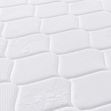 vidaXL Στρώμα με Pocket Springs Μεσαία Σκληρότητα 180x200cm 1 τεμ. - Διπλό