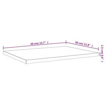 vidaXL Ράφια Τοίχου 4 τεμ. Καπνιστή Δρυς 40x30x1,5cm Επεξεργ. Ξύλο