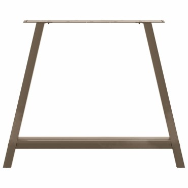vidaXL Πόδια Τραπεζαρίας Σχήματος Α 2 τεμ. 90x(72-73)cm Ατσάλι
