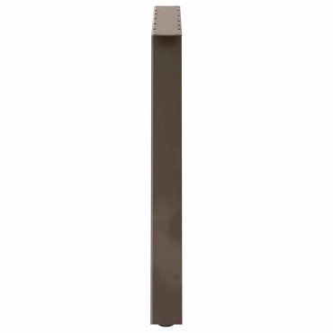 vidaXL Πόδια Τραπεζαρίας Σχήματος Α 2 τεμ. 90x(72-73)cm Ατσάλι