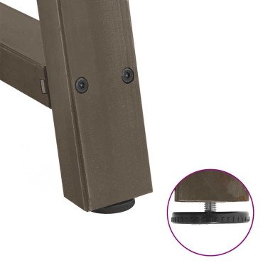 vidaXL Πόδια Τραπεζαρίας Σχήματος Α 2 τεμ. 90x(72-73)cm Ατσάλι