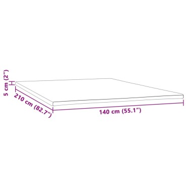 vidaXL Ανώστρωμα 140x210x5 εκ.