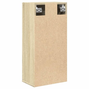 vidaXL Ντουλάπι Μπάνιου Επιτοίχιο Sonoma Δρυς 32x20x67cm 1 τεμ.